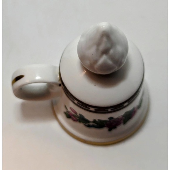 Vintage Coalport Bone China Indian Tree Candle Snuffer Made In England - Picture 6 of 6